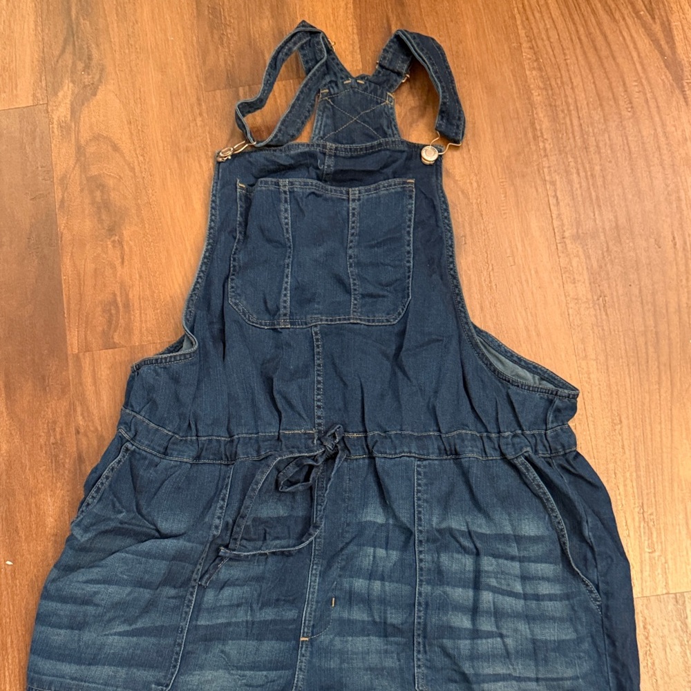 Time and Tru Dark Blue Denim Jumpsuit - Picture 3 of 8
